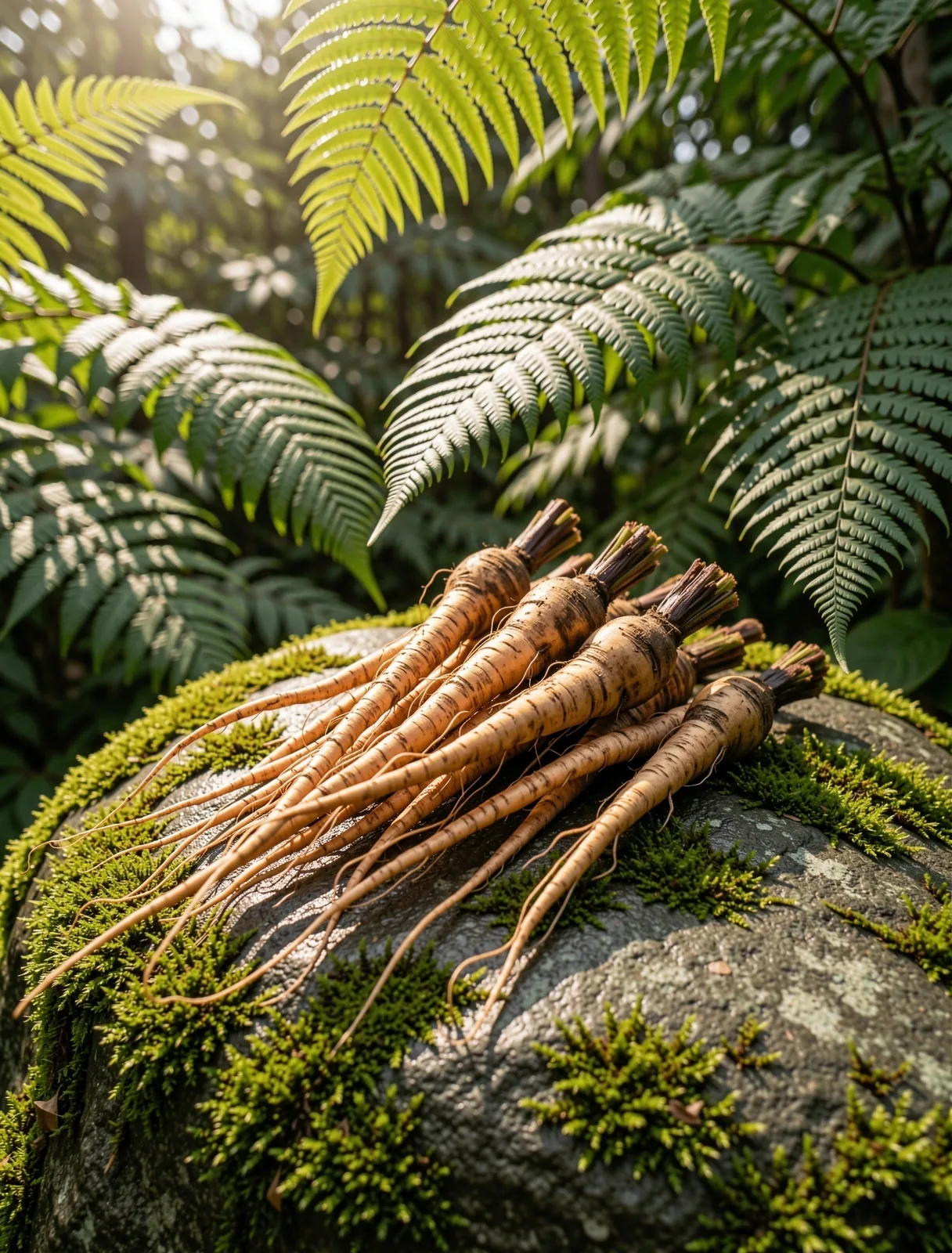Tropical rainforest botanical detail